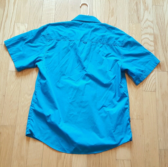 Miskeen Originals Button Down Medium Solid Blue - Picture 2 of 2